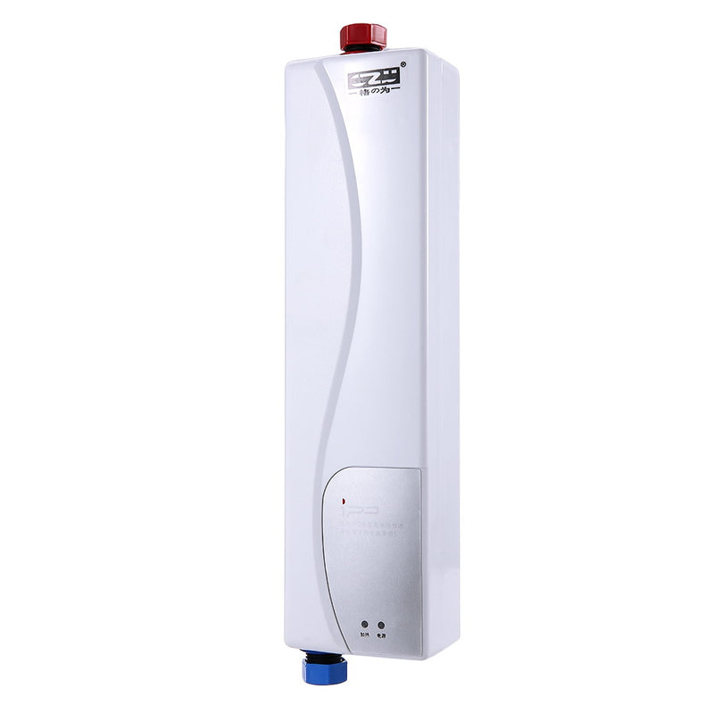 3000W Mini EU Elegant Instant Hot Water Heater Electric Indoor Tankless Water Heater for Bathroom