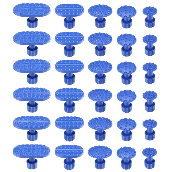 30Pcs Glue Tabs Dent Lifter Tools Puller Removal Slide Hammer Tool For Auto Paintless Dent Repair Glue Tabs