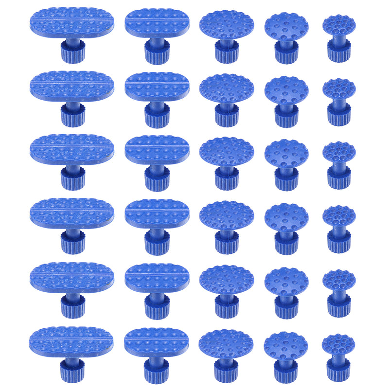 30Pcs Glue Tabs Dent Lifter Tools Puller Removal Slide Hammer Tool For Auto Paintless Dent Repair Glue Tabs