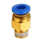 1.75mm/3mm Brass Pneumatic Connector Quick Joint For 3D Printer J-head Remote Extruder