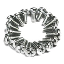 18pcs 0.75mm Gardening Stainless Steel Blades Replacement for Husqvarna Gardena Automower