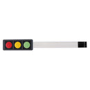 5Pcs 3Key Press Film Switch Module Single Chip Microcomputer Extended Keyboard Electronic Switch Module