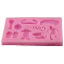European Cup Football Silicone Fondant Soap 3D Cake Baking Mold Cupcake Jelly Candy Chocolate