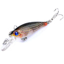 ZANLURE 6PCS 6.5cm 5g Minnow Fishing Lure Bass Hard Bait Plastic Artificia Bait With Fishing Hooks