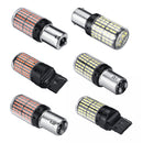 2PCS 1156 1157 7440 SMD LED Turn Signal Lights Brake Reverse Lamp Replacement Bulb White/Red for Car Trailer