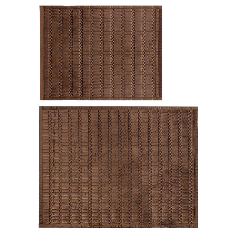 Universal Seater Slipcover Sofa Pad Cover Towel Protective Furniture Decor Brown