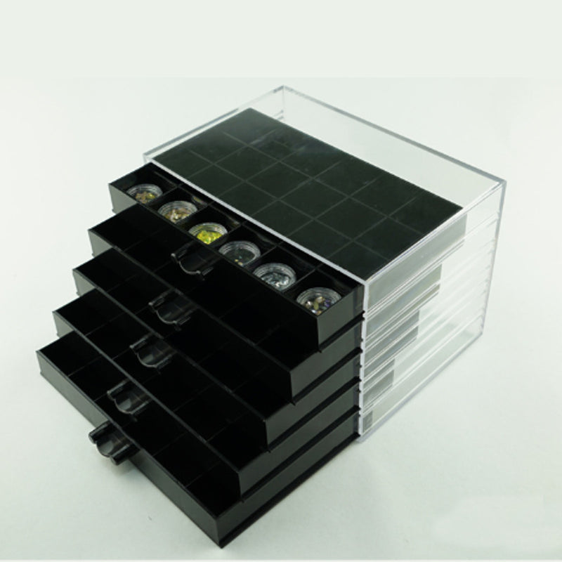 120 Grids Desktop Nail Tips Jewelry Storage Box Rhinestones Bead Container Holder