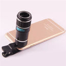 12X Universal Telephoto Lens Mobile Phone Optical Zoom Telescope Camera For iPhone Xiaomi Huawei