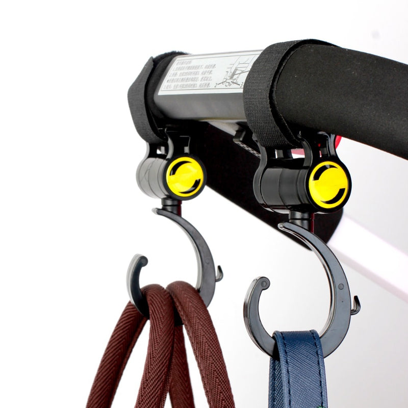 2Pcs Stroller Accessories Organizer for Wheelchair Hooks Baby Pram Throne