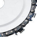Drillpro 4-1/2 Inch Grinder Chain Disc 22mm Arbor 13T Wood Carving Disc 115mm For 115 Angle Grinder