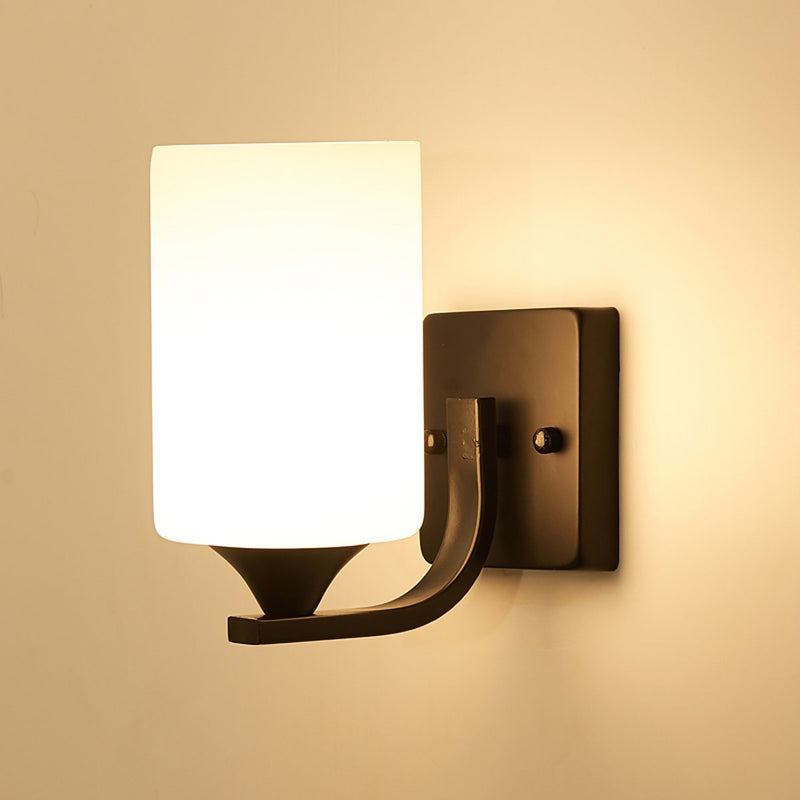 Modern Wall Light Bedroom Living Room Lamp Glass Sconce Stair Lighting Fixture