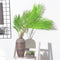 6/9 Branches Green Palm Leaves Plastic Fake Plant Artificial Leaf Home Adornment Decorations