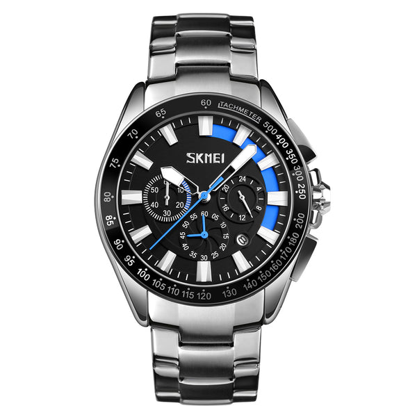 SKMEI 9167 Multi-function Fashion Men Watch Stopwatch Date Display Sport Quartz Watch