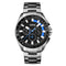 SKMEI 9167 Multi-function Fashion Men Watch Stopwatch Date Display Sport Quartz Watch