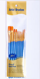 Bo Mei Jia A035 10 Pearl Blue Rod Nylon Hair Combination Practice Writing Brush Set