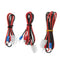 Lerdge 30/70/100cm 17AWG Heated Bed Line Hot Bed Wires Soft Silicone Power Cable For 3D Printer