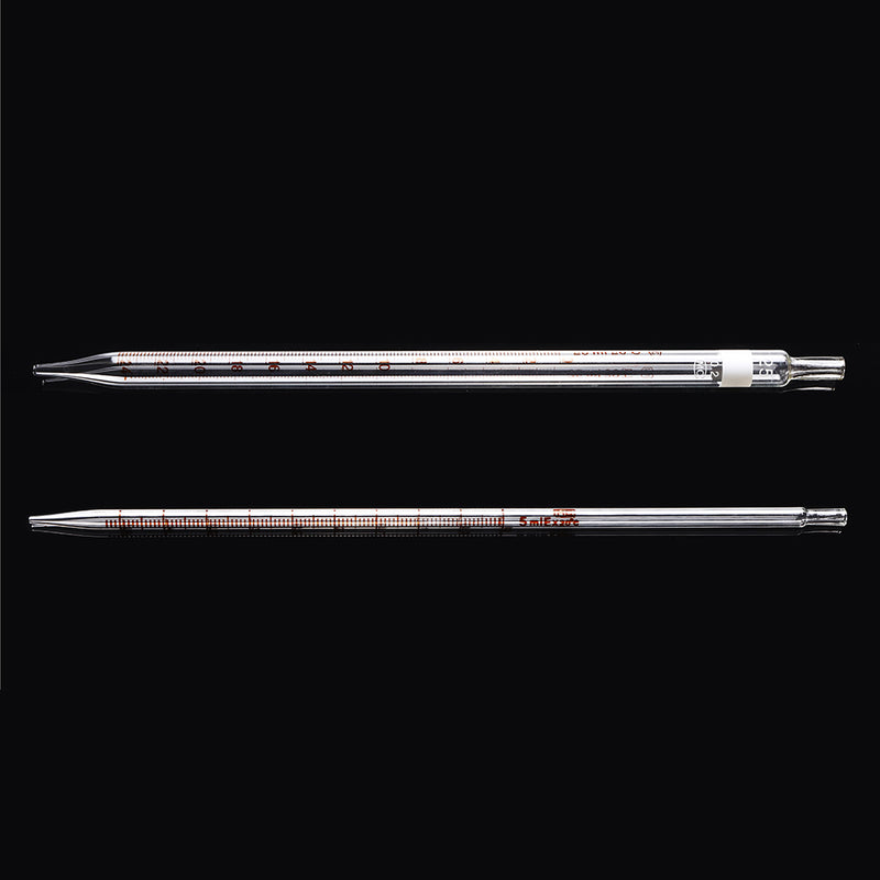 1/2/5/10/25ml Glass Long Pipette With Scale Lab Glassware Kit