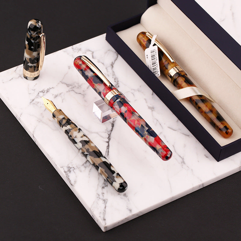 Moonman M300 Acrylic Fountain Pen Fashion Gift Fine Nib Student School Office Ink Pens Stationery Supplies