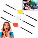 Random Color Emergency Siren Alarms Round Electronic Personal Safety Loud Panic Security Keychain