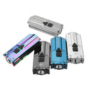 Astrolux K1 Nichia 219C+365nm UV+Red LED 300LM New Driver USB Stainless Steel Mini Keychain Light