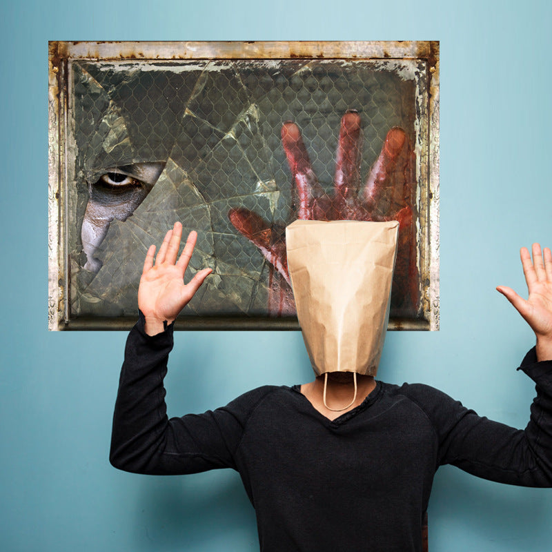 Miico SK6042 Halloween Handprint Sticker Wall Sticker For Halloween Decoration