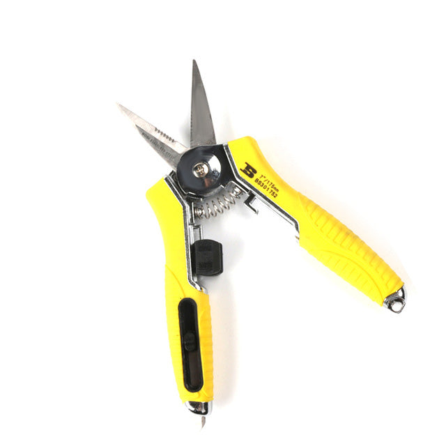 Multipurpose Stainless Steel Pruners Scissors Garden Grafting Tool Fruit Tree Pruning Scissors
