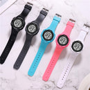 SYNOKE 9616 EL Display Silicone Strap Sport Watch 3ATM Waterproof Alarm Student Digital Watch