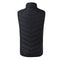 5V USB Electric Vest Heated Jacket Thermal Warm Neck + Back Pad Winter Body Warmer Cloth