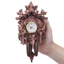 Maple Leaf Black Forest Home Cafe Art Chic Swing Vintage Cuckoo Wall Clock