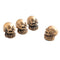 4Pcs Universal Resin Skull Head Car Wheel Tire Valve Stem Caps Automobiles Tyre Dustproof Lid Decora