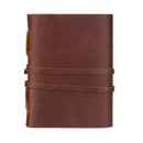 Leather Journal Travel Notebook, Handmade Vintage Leather Bound Writing Notebook for Men & Women, Unlined Travel Journal to Writ