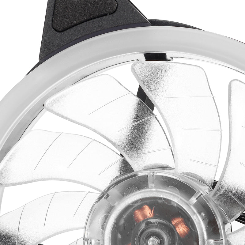 120mm PC Case Fan Computer Ultra Silent Rainbow Lights Cooler Cooling Heatsink