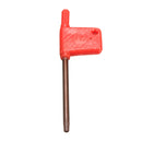Drillpro CCMT060204-HM YBC251 Carbide Inserts with T15 Wrench Hand Tools for Lathe Turning Tool Holder