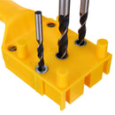 Woodworking Dowel Jig Set Drill Guide with Dirll Bit Pocket Hole Jig