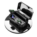 [True Wirsless] T9 Digital Display Earbuds Binaural Call bluetooth 5.0 Waterproof Earphone Stereo Bass Headset With 7000mAh Power Bank