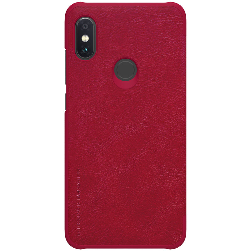 NILLKIN Flip Shockproof Smart Sleep Leather Protective Case For Xiaomi Redmi Note 6 Pro