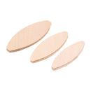 HILDA 100pcs No. 0#/10#/20# Assorted Wood Biscuits for Tenon Machine Woodworking Biscuit Jointer
