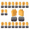 10 Pairs Amass XT60 Connector Plug Connector Sheath Housing for DIY Lipo Battery ESC