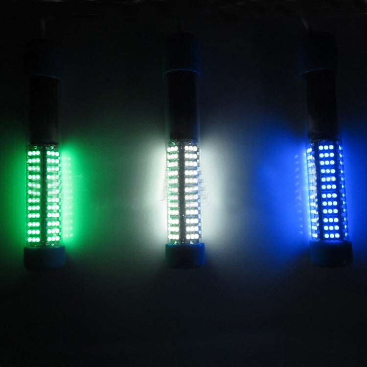 ZANLURE 12V 14W 72Beads LED Underwater Fishing Light Boat Night Green/Blue/Yellow Light Fishing Lamp