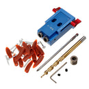 Drillpro XK-1 Pocket Hole Jig Step Drill Bit Kit Woodworking Oblique Drill Guide Set