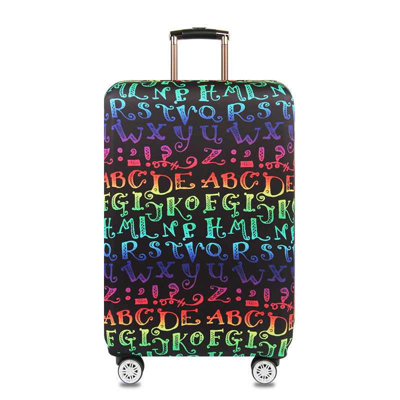 Honana Graffiti Style Elastic Luggage Cover Trolley Case Cover Durable Suitcase Protector 18-32Inch