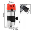 Raitool 800W 30000RPM Electric Hand Trimmer Wood Laminate Palm Router