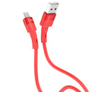 HOCO U82 3A LED Cool Grace Silicone Braid 1.2M Type-C Micro USB Fast Charging Data Cable for Samsung S10+ Xiaomi Redmi Note8 LG HUAWEI