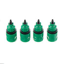Universal 4 Way Garden Hose Splitter Tap Manifold for 1/2" 3/4" 1" Garden Faucet Shut Off Connector Water Pipe Divider Hose Quick Adapter Outdoor Irrigation