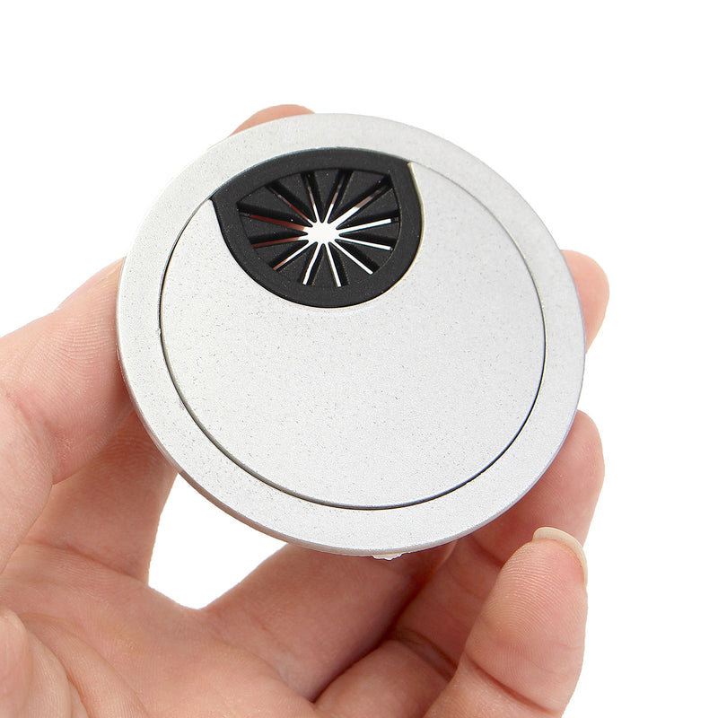 50mm Cable Tidy Port Surface Outlet Wire Hole Cover for Computer Desk Table