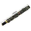 Jinhao Vintage Fountain Pen Double Dragon Playing Pearl 3D Embossed Pen Gray