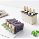 Popsicle Ice Cream Mold Homemade Simple Ice Mold 4-Grid Ice Tray
