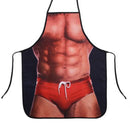 3D Sexy Naked Male Apron Funny Party Kitchen Barbecue Muscle Man Apron For Lover Gift
