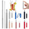 Stainless Steel Telescopic Drinking Straw Portable straw for Travel Reusable Collapsible Metal Drinking Straw With Brush