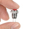 Red 5Pcs M3 Mini Momentary On/Off Lockless Micro Push Button SPST Switch
